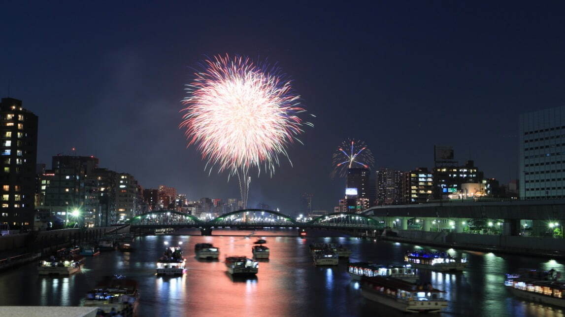 「隅田川花火大会」2023年7月に4年ぶりに開催、約20,000発の花火が彩る夏の風物詩｜写真3