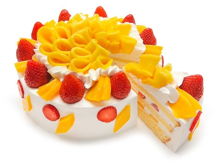 マンゴーといちごのショートケーキ 1,300円/1ピース