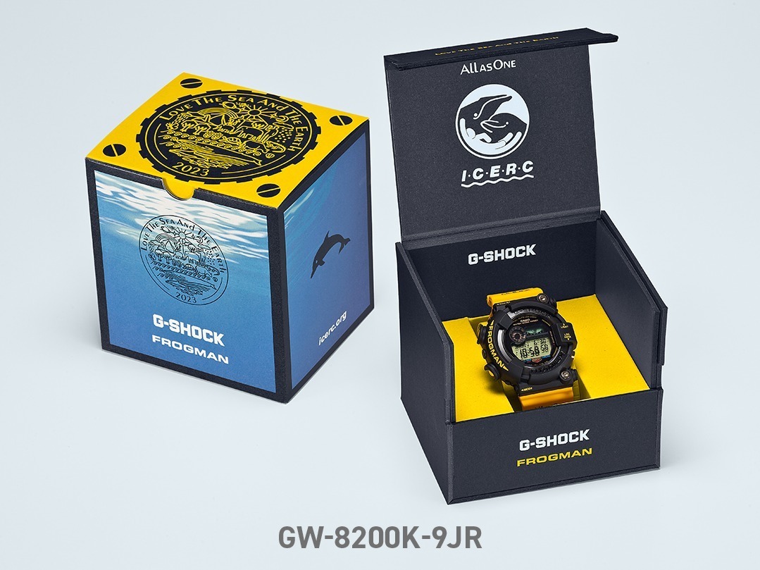 G-SHOCK“イルカ＆クジラ”モチーフの腕時計、ブラック×イエローの大胆カラーで｜写真9