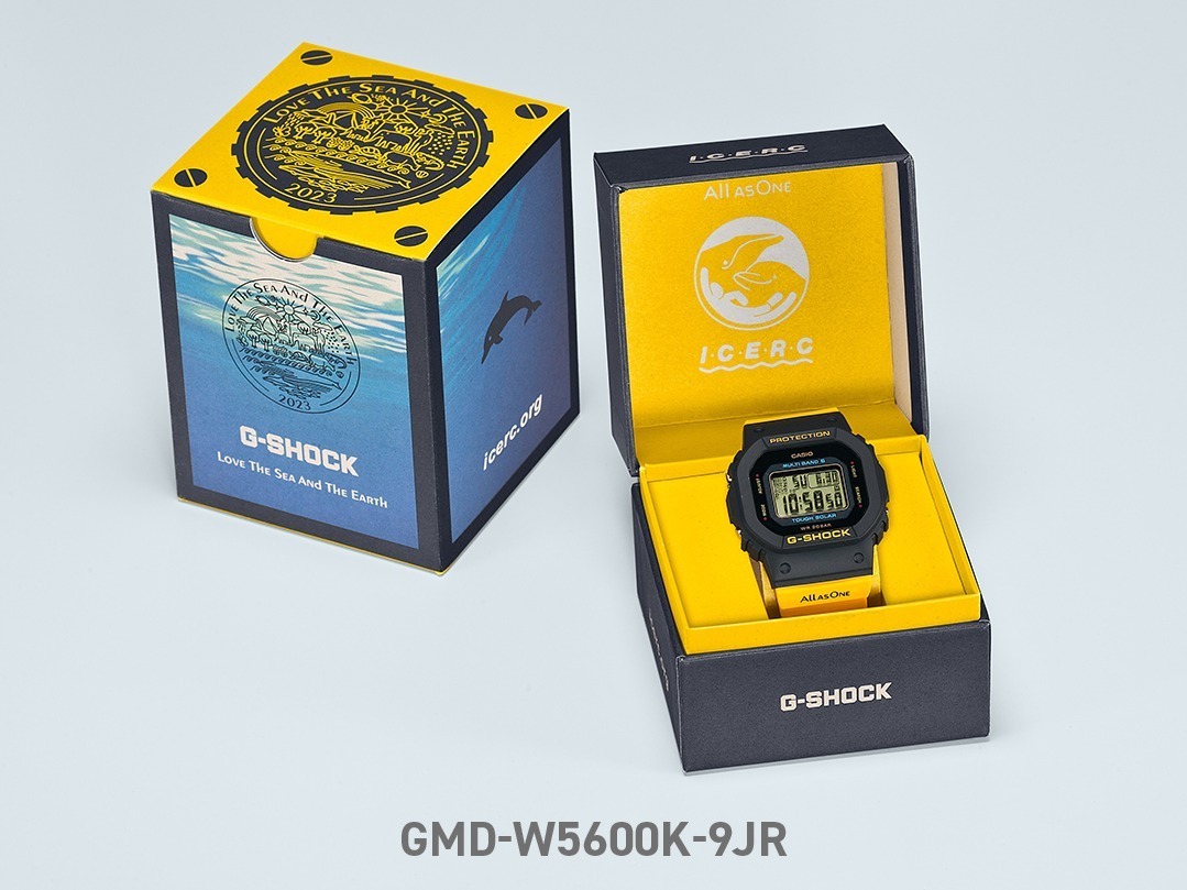 G-SHOCK“イルカ＆クジラ”モチーフの腕時計、ブラック×イエローの大胆カラーで｜写真10