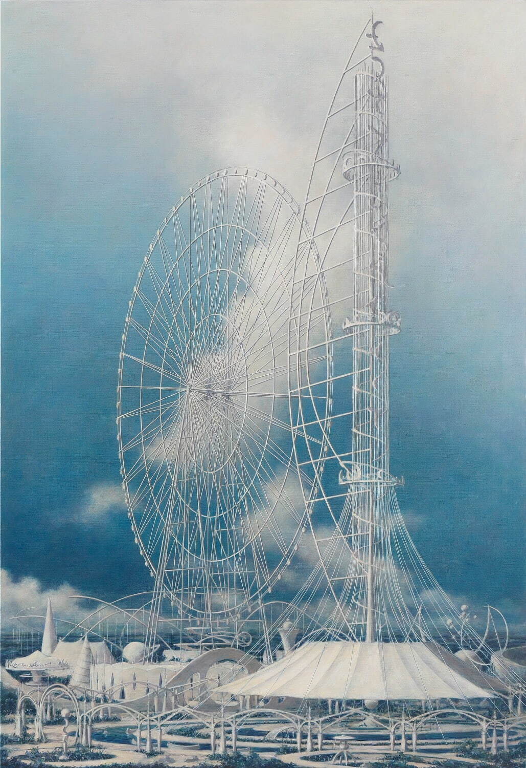 野又穫 《Imagine-2》 2018年
アクリル絵具、キャンバス 130.5×89.5cm
作家蔵 photo: 木奥恵三
