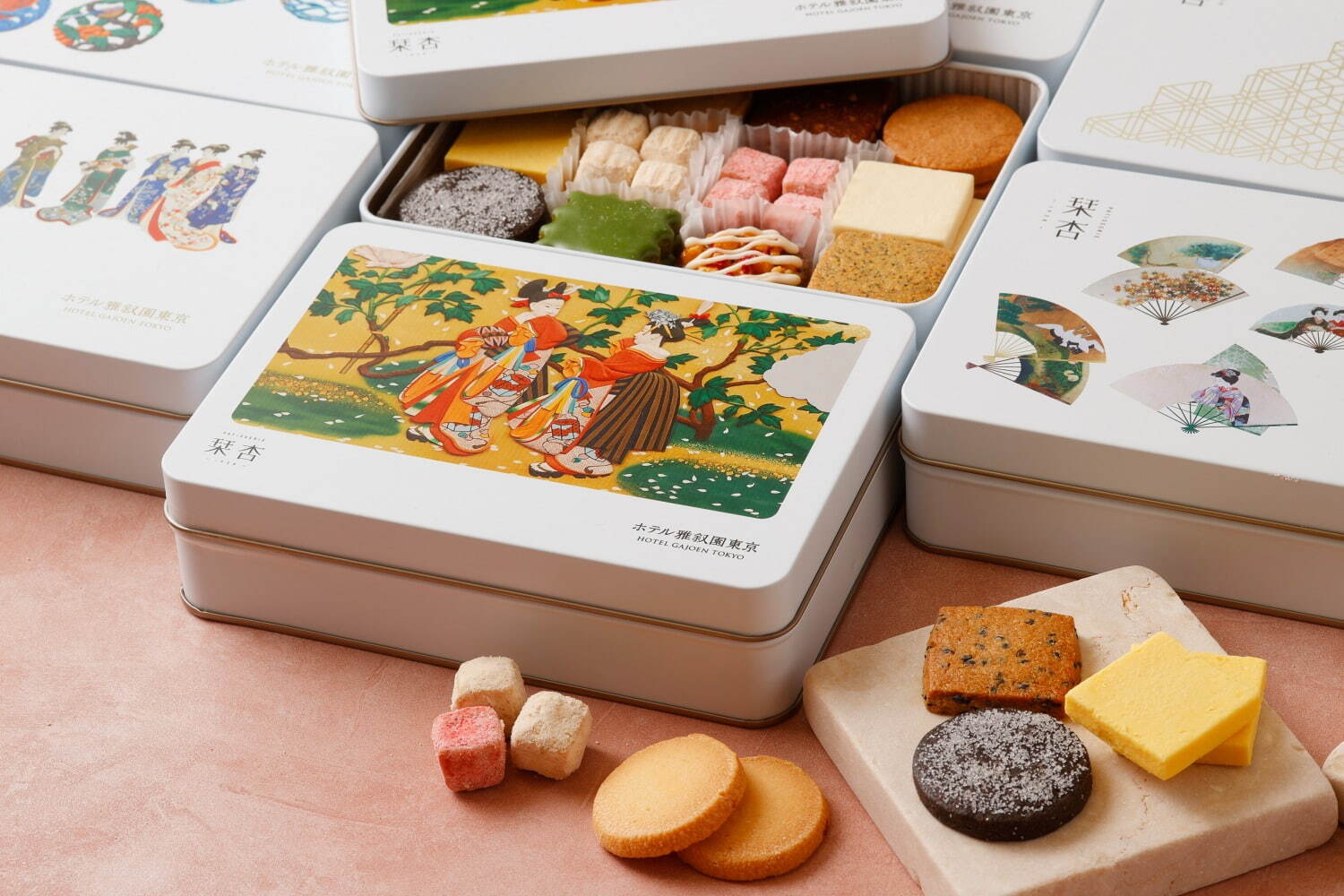ホテル雅叙園東京PATISSERIE「栞杏1928」アトレ目黒に、美術モチーフのショコラやクッキー缶｜写真4