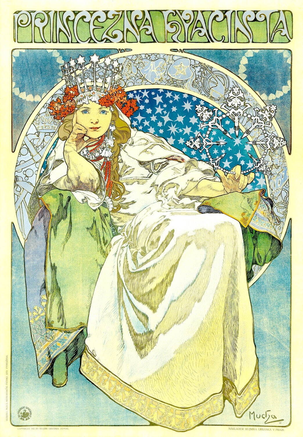 アルフォンス・ミュシャ　絵　ミュシャ展にて購入 アルフォンス・ミュシャ (ちいさな美術館シリーズ