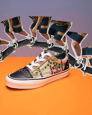 グッチ コンティニュアム」アーカイブ生地を使ったVANS