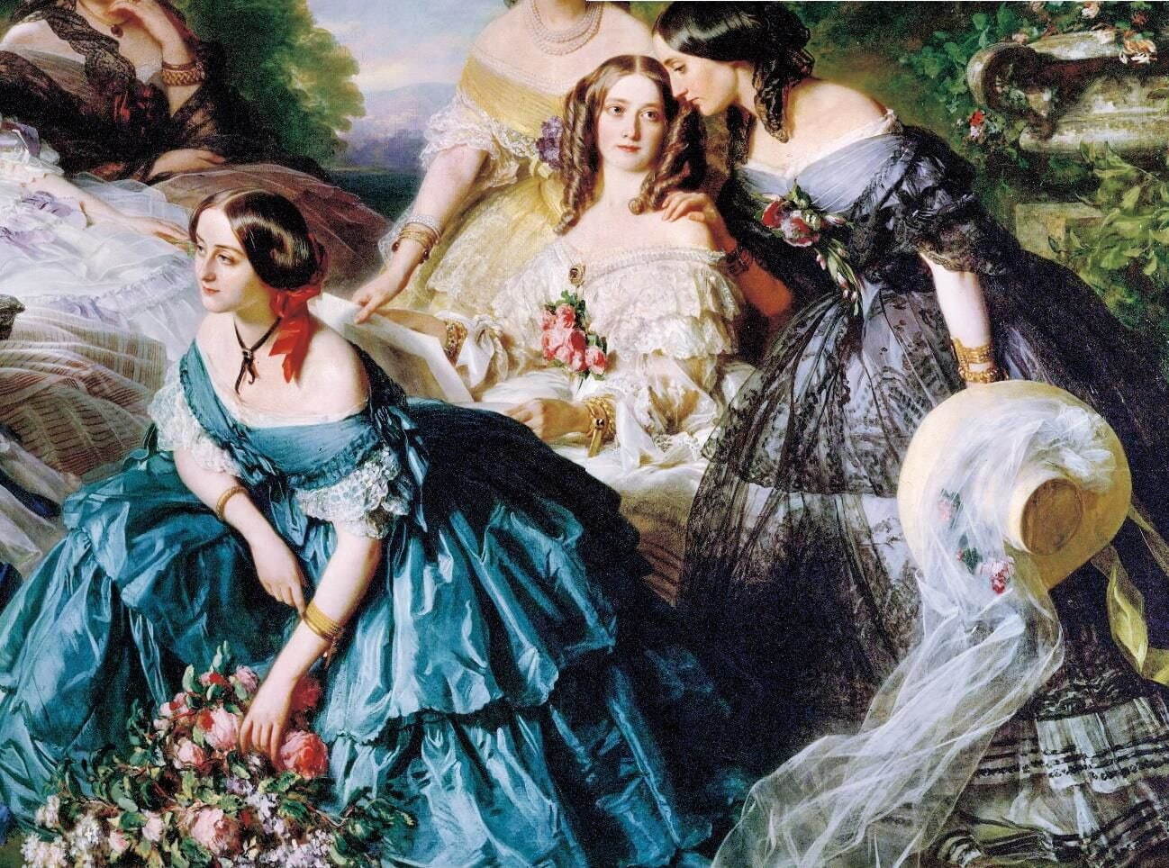 ウィンター・ハルター《侍女に囲まれた皇妃ウジェニー》
