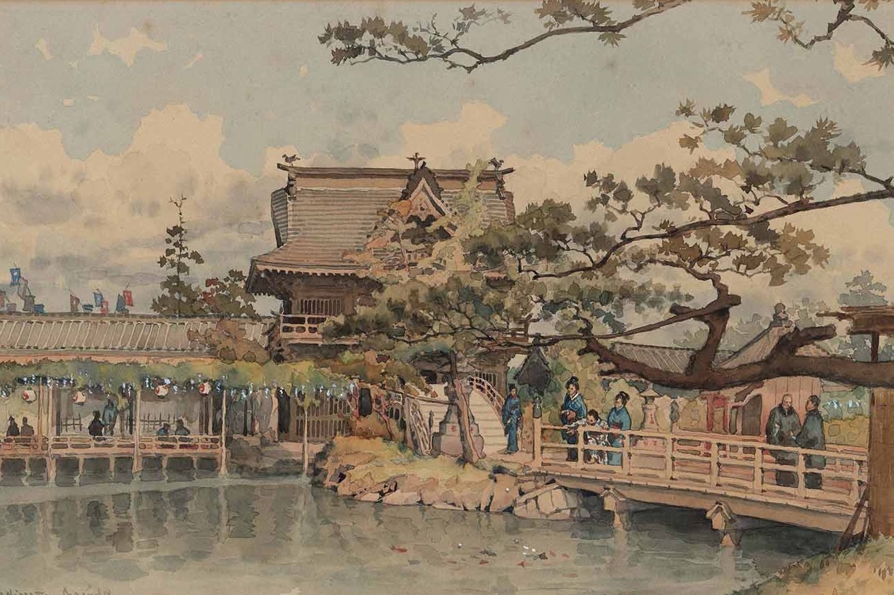 明治時代｜展覧会「発見された日本の風景」東京＆大阪で - 明治日本の風景や暮らしを描いた絵画を一挙公開