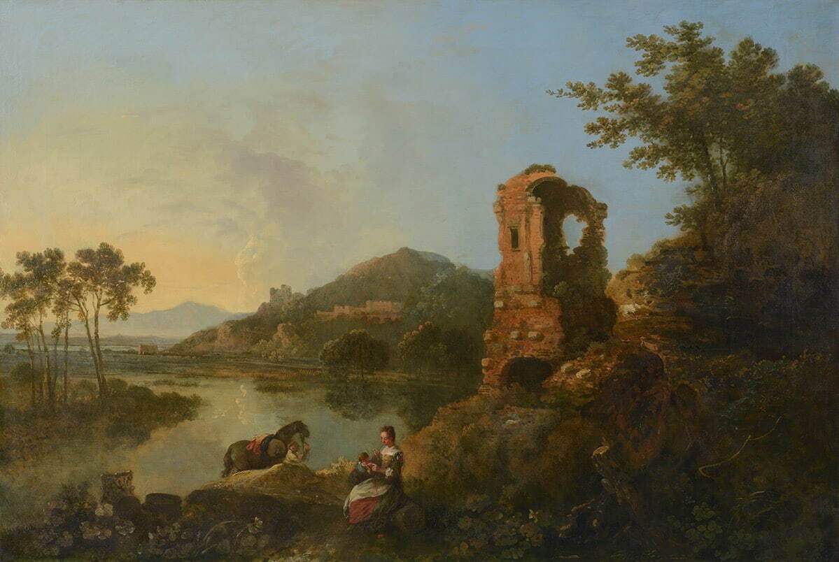 イギリス2階建て、街の風景 油彩画 イギリス2階建て、街の風景 油彩画 イギリス2階建て、街の風景