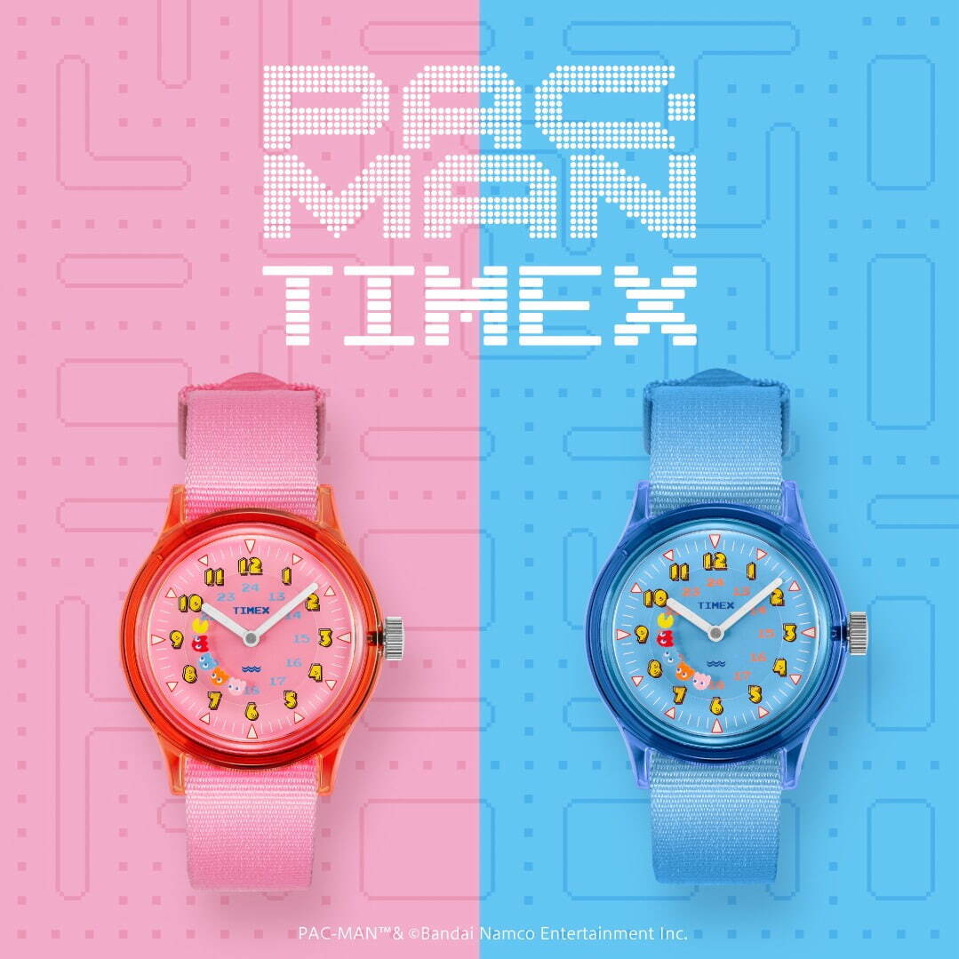 タイメックス×パックマンの腕時計、“パックマン＆ゴーストが回転する”文字盤＆ゴースト型ポーチ付き｜写真3
