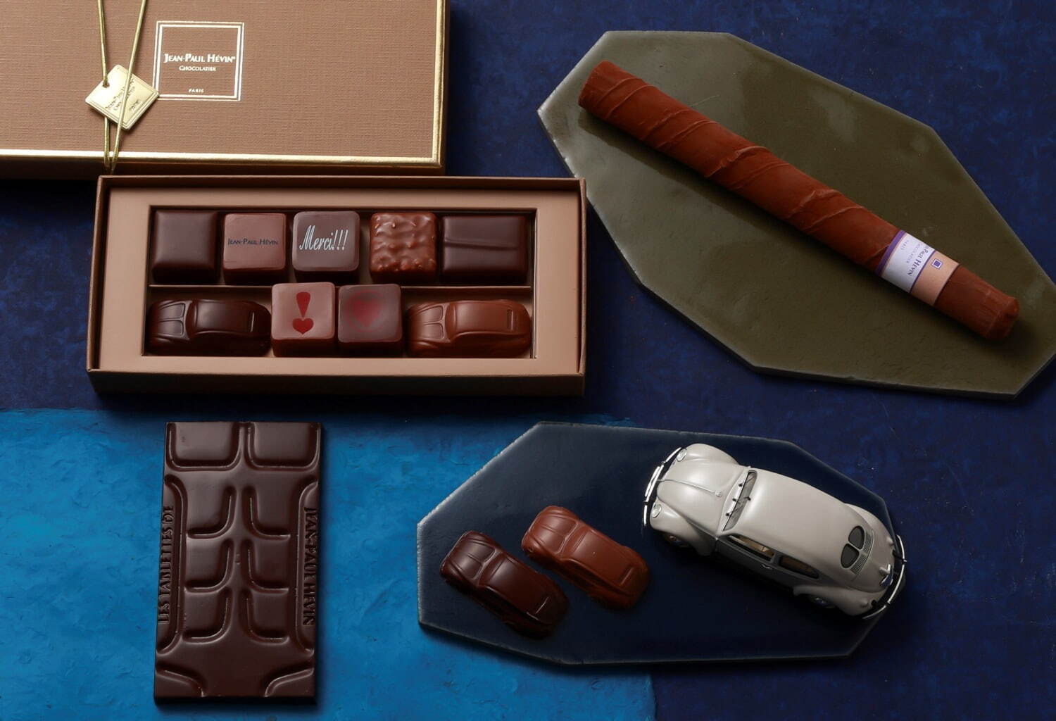 ジャン＝ポール・エヴァンの父の日、“本物さながら”の葉巻型チョコレート＆車型ショコラ入りBOX｜写真1
