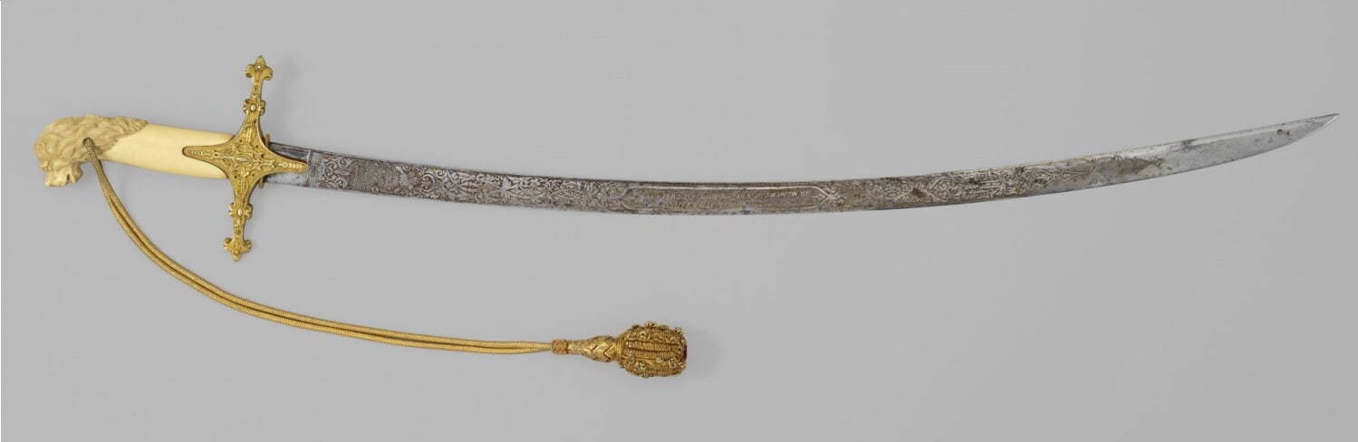 《サーベル形儀仗刀》 後藤象二郎拝領　C,SMITH &SON社　1868年　静嘉堂文庫美術館蔵