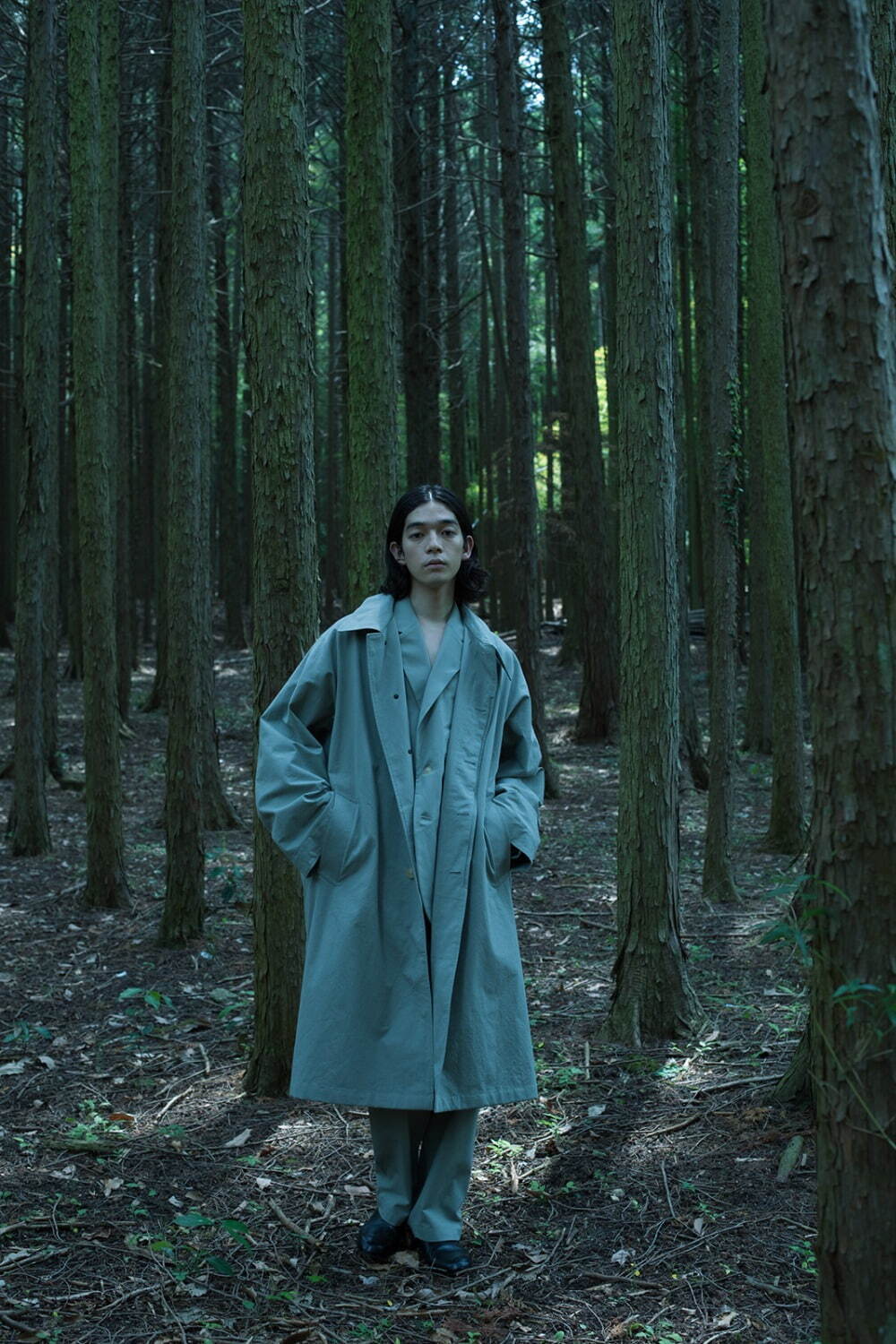 アフターアワーズ 2023年春夏｜male ステンカラーコート