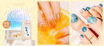 幻想的な"バタフライピー”＆ピーチフィズ着想のジェルネイルシール、ジェルミー ペタリーより｜写真1