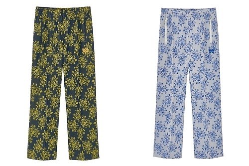 ニードルズ×ステュディオス“総花柄”のトラックパンツ、ネイビーやエクリュなど3色