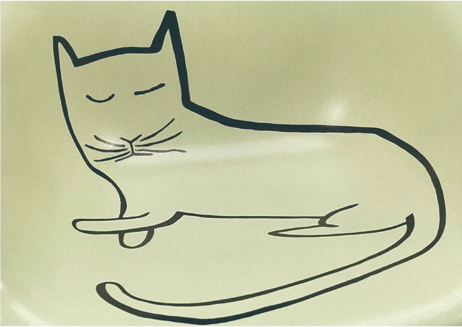 イームズ×ソール・スタインバーグ、眠り猫を描いた一点物のアーム