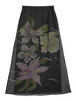 アメリ×ケイタ マルヤマ初コラボ、“ラフ画の花柄”ドレスや鉛筆画のセットアップ｜写真1