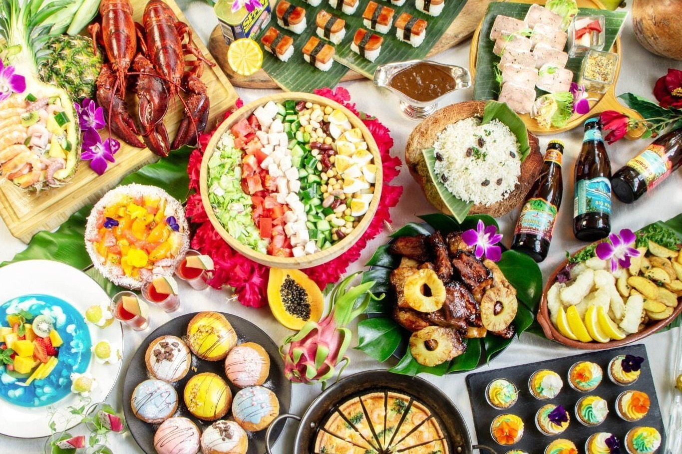 ハワイ｜ウェスティンホテル大阪“ハワイアン”ブッフェ、ハワイ定番フードやスイーツ＆選べるメイン料理