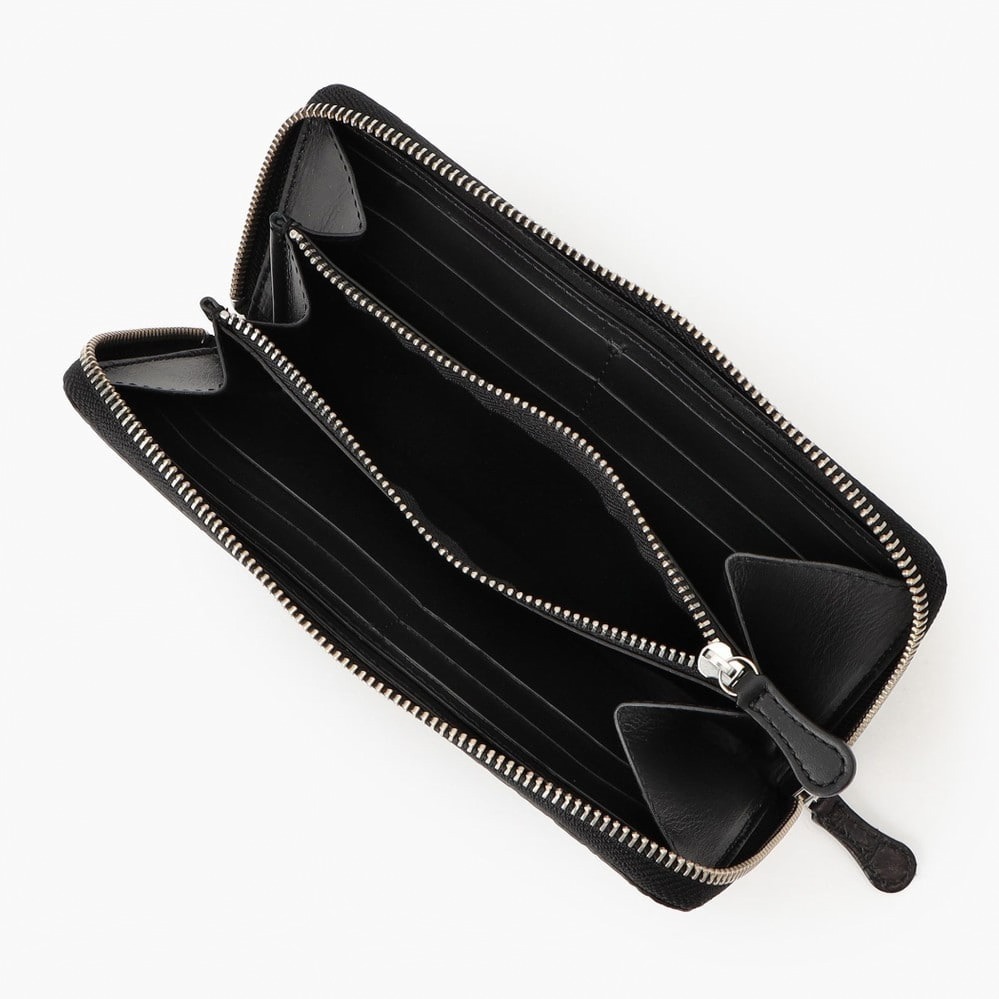 ブリーフィング×フェリージの長財布＆二つ折り財布、“斑模様”のクロコダイルレザー｜写真6