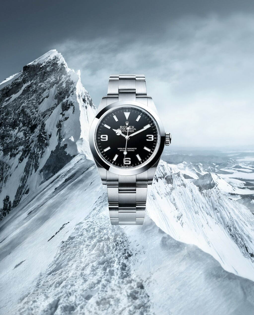 ロレックスの腕時計「エクスプローラー」23年新作、“40mm”オイスター