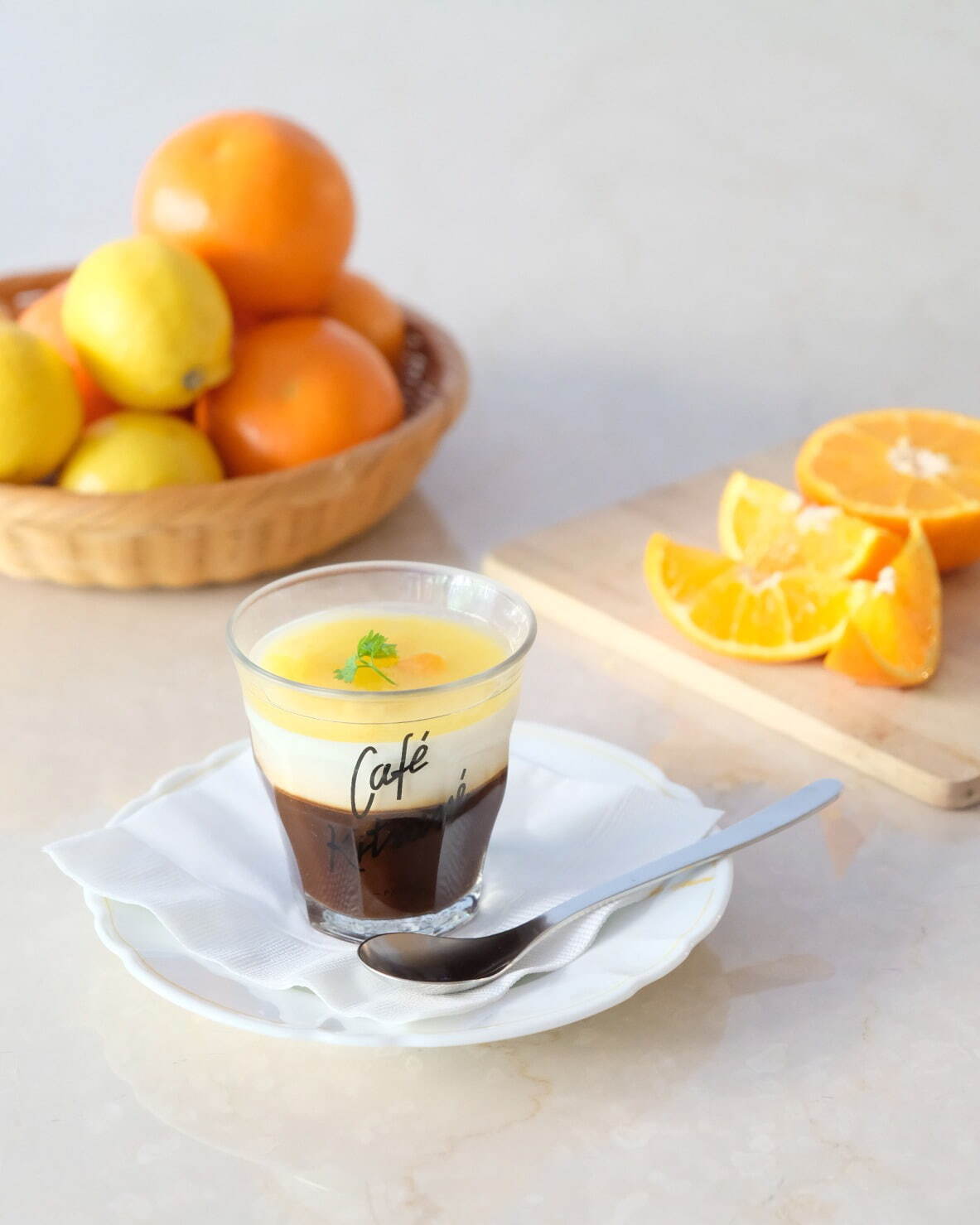 コーヒーゼリーウィズオレンジ ※7/1～7/31販売
渋谷店：イートイン 750円