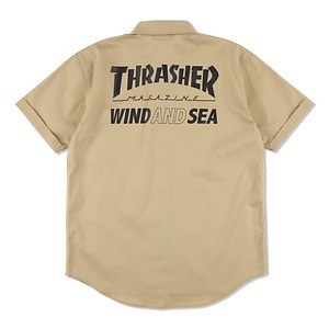 THRASHER windandsea Tシャツ ベージュ ウィンダンシー