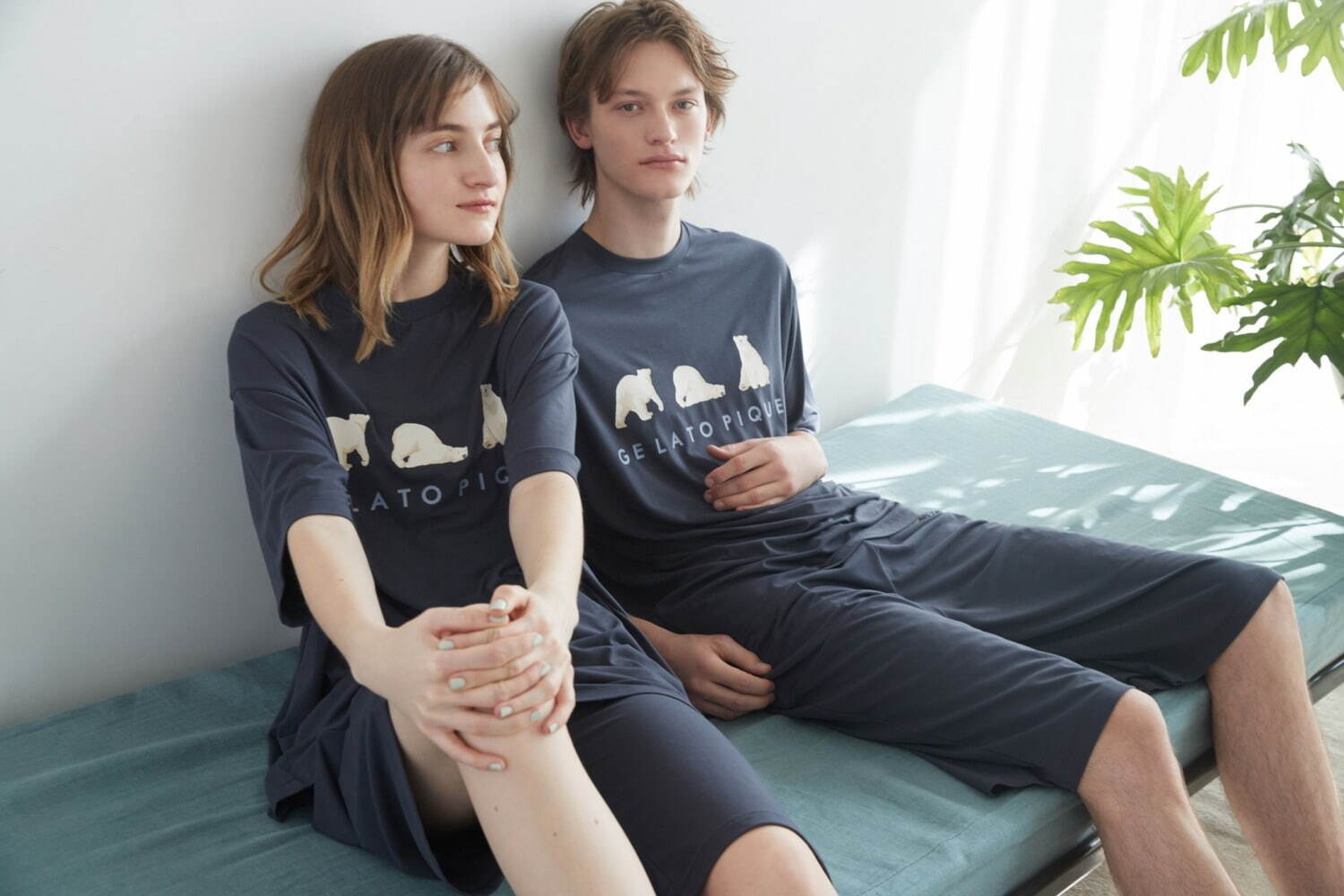 ジェラート ピケ「シャーク＆シロクマ」のひんやりルームウェア、“サメ 