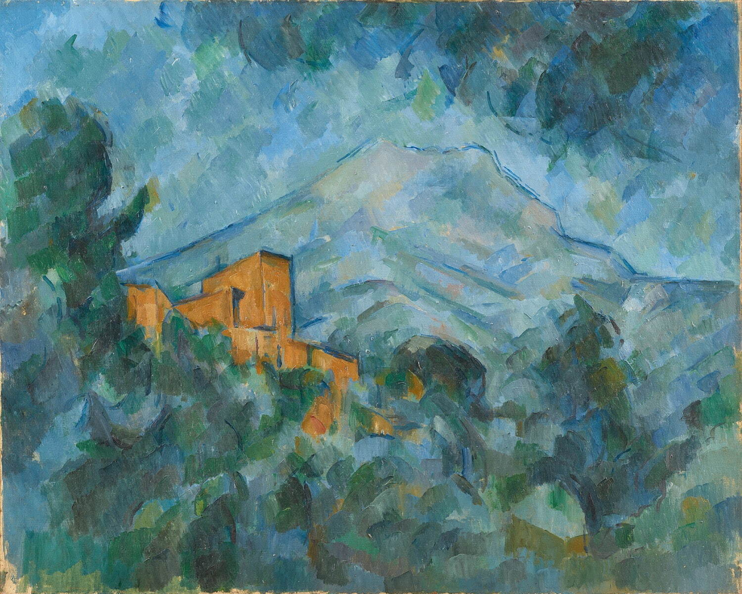 ポール・セザンヌ 《サント＝ヴィクトワール山とシャトー・ノワール》 1904-06年頃　石橋財団アーティゾン美術館