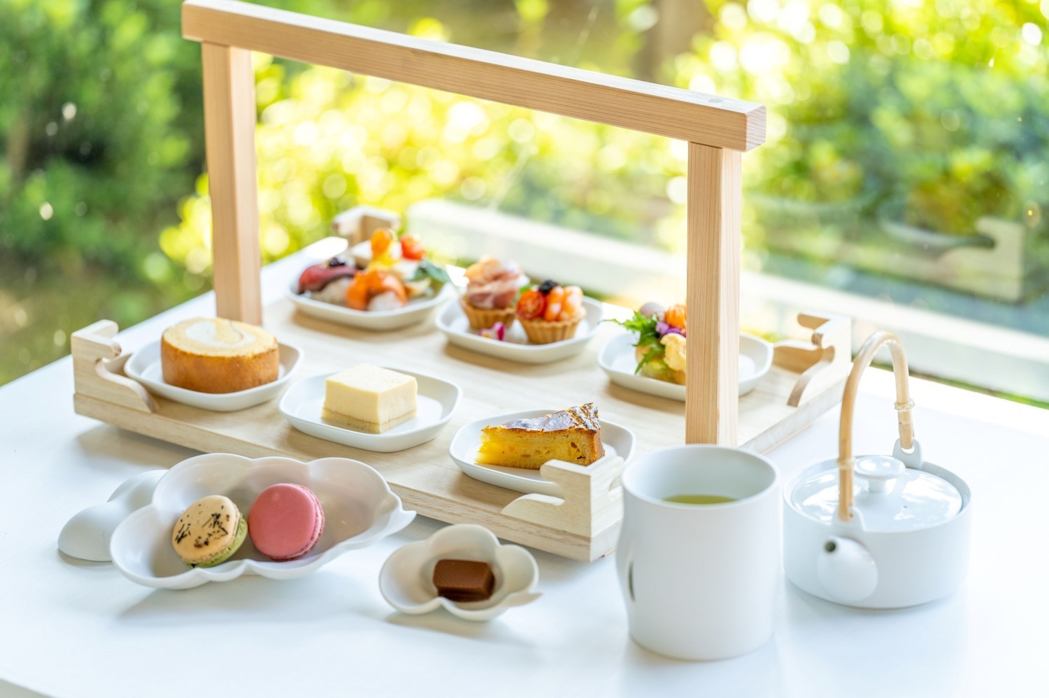 庭園｜佐賀「Made in ピエール・エルメ 和多屋別荘」に和カフェ空間オープン、ソフトクリームなど