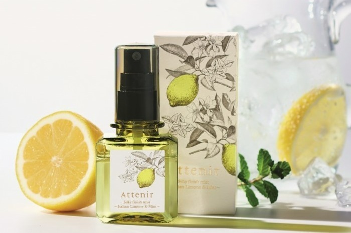 保湿ケア｜アテニア2023年夏コスメ、“レモン＆ミント”香るメイク仕上げ用ミスト「シルキーフィニッシュミスト」