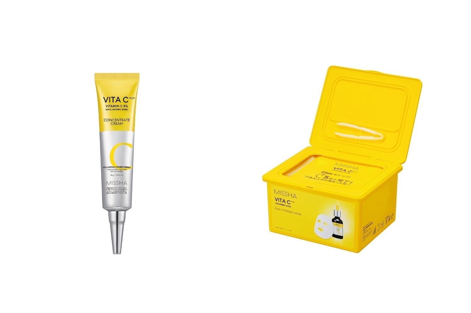 フェイスパック｜ミシャ23年夏スキンケア「ビタシープラス」シリーズのクリーム＆フェイスパック、ビタミンCで毛穴ケア