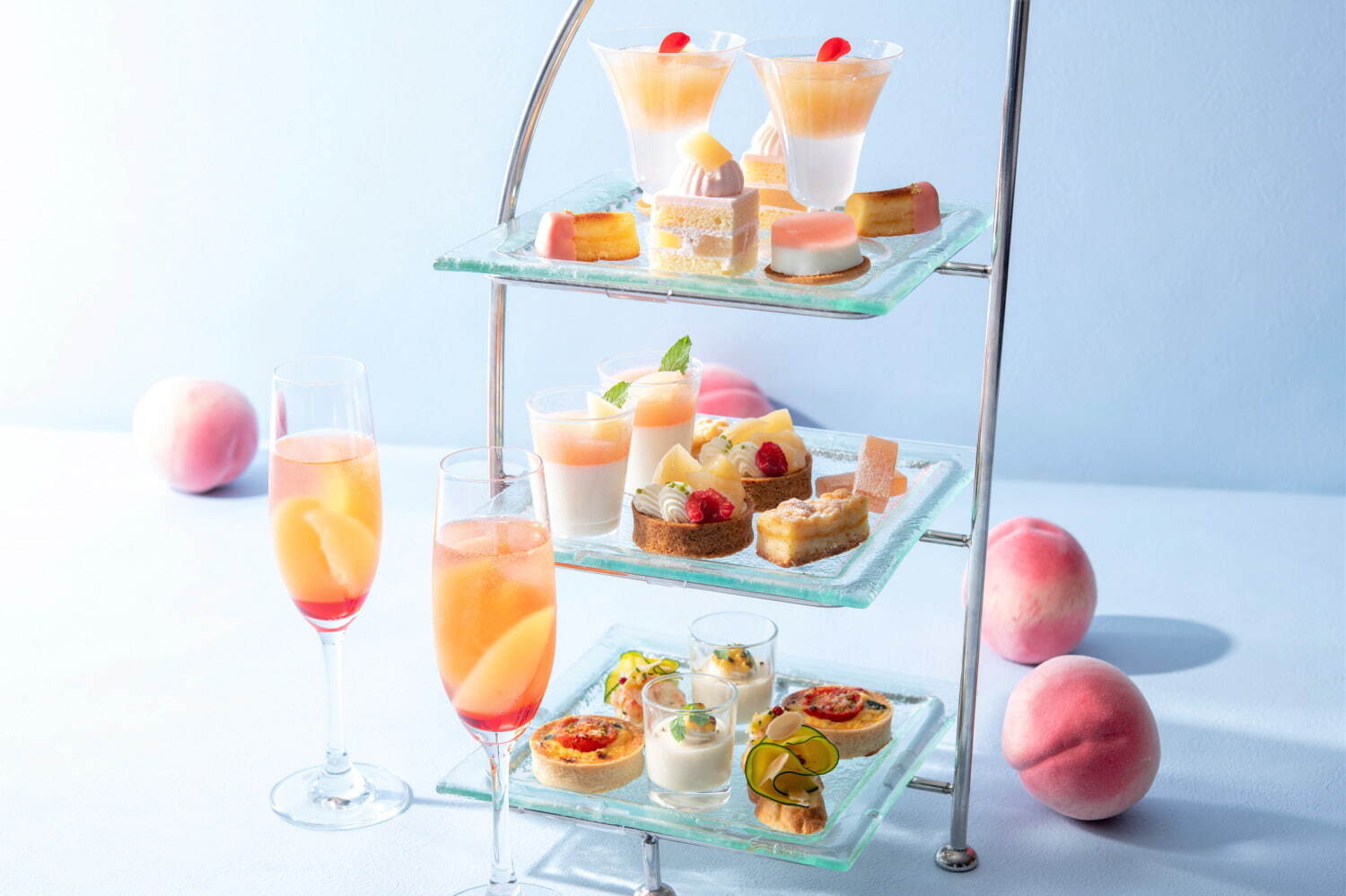 “桃尽くし”の夏限定アフタヌーンティー、ヨコハマ グランド インターコンチネンタル ホテルで｜写真2
