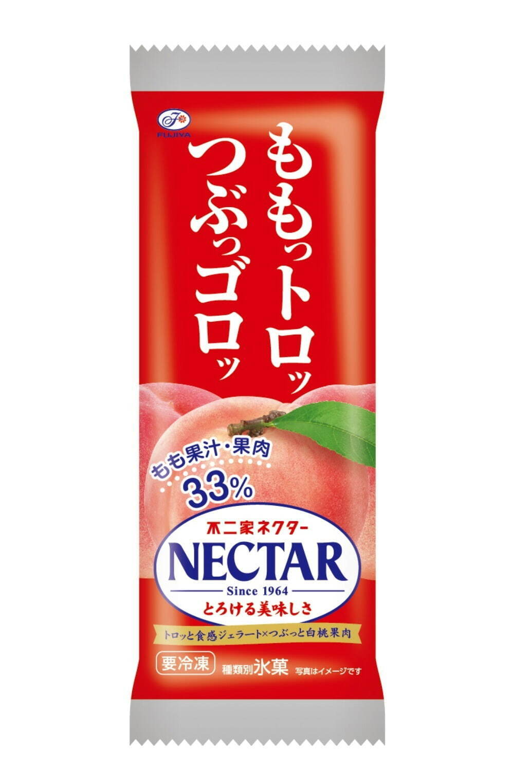 「ももっトロッつぶっゴロッ不二家ネクター」173円