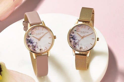 オリビア・バートン新作腕時計、水彩画のフラワープリント＆イギリスのティーセット風デザインなど