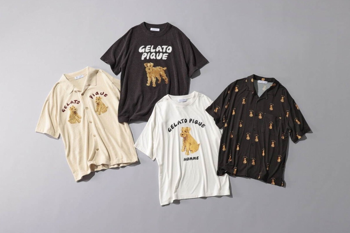 父の日｜ジェラート ピケ オム“シュナウザー”が主役のルームウェア、ロゴ入りパーカ＆ショーツも