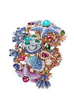 ブルガリ23年新作ハイジュエリーウォッチ、魚＆貝殻モチーフの腕時計や小さな“アクアリウム”文字盤｜写真5