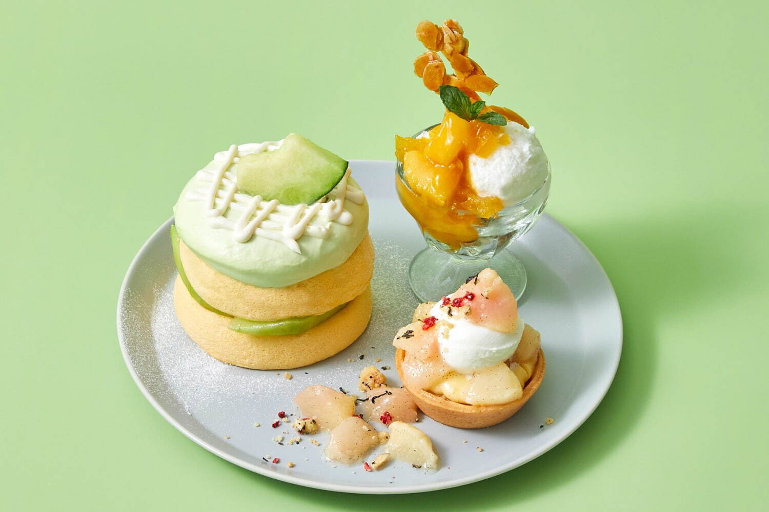 フリッパーズ(FLIPPER'S) 奇跡のパンケーキ まんまるメロン｜写真2