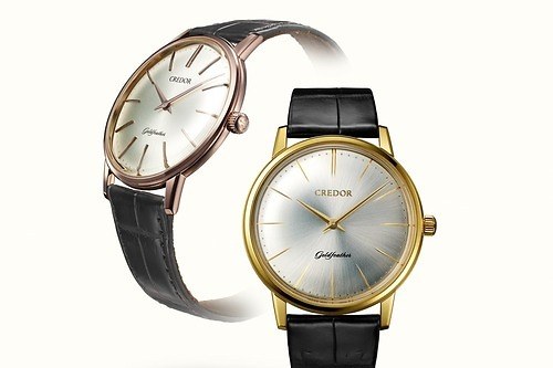 セイコー高級腕時計「クレドール」新作、薄型メカニカルウオッチの原点「ゴールドフェザー」復活
