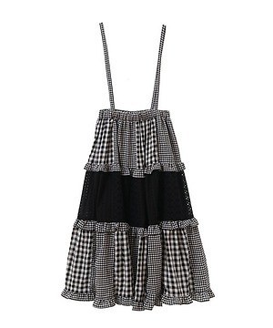 キャンディ ストリッパー23年夏新作、大きな襟付きドレス＆ギンガムチェックのフリルワンピ｜写真9