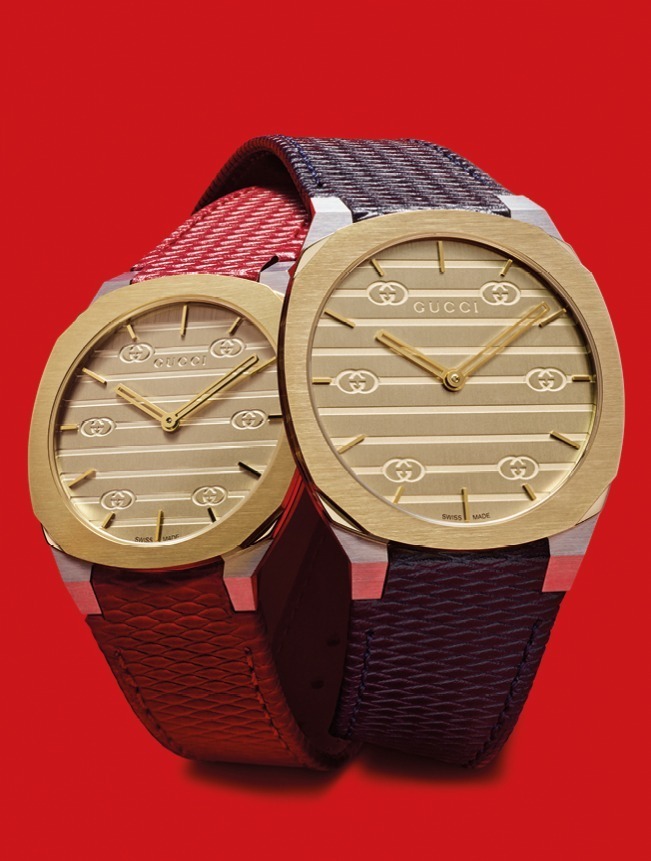 グッチの腕時計「グッチ 25H」新作“現代建築”着想、スリムなケース