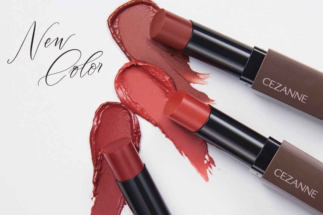 セザンヌ23年秋コスメ「高密着ジェル膜リップ」に新色、“むちっと”粘膜ピンク＆血色ブラウンなど