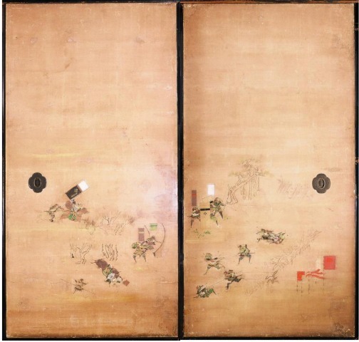 建仁寺 久昌院  宇喜多一蕙筆《長篠合戦図》