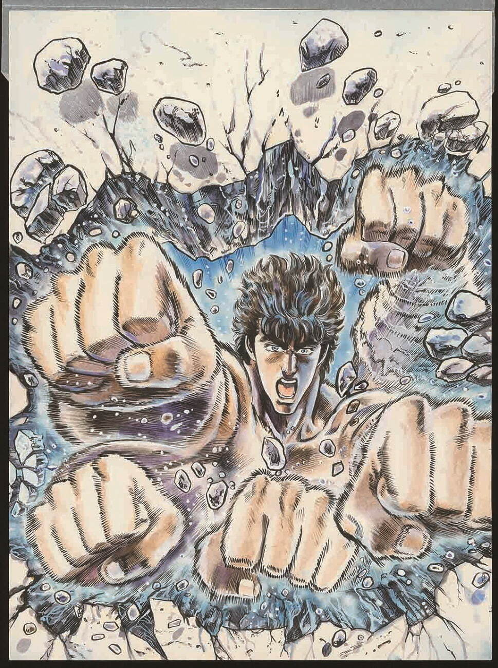 写真14/19｜「北斗の拳40周年大原画展」六本木で - 原画約400点
