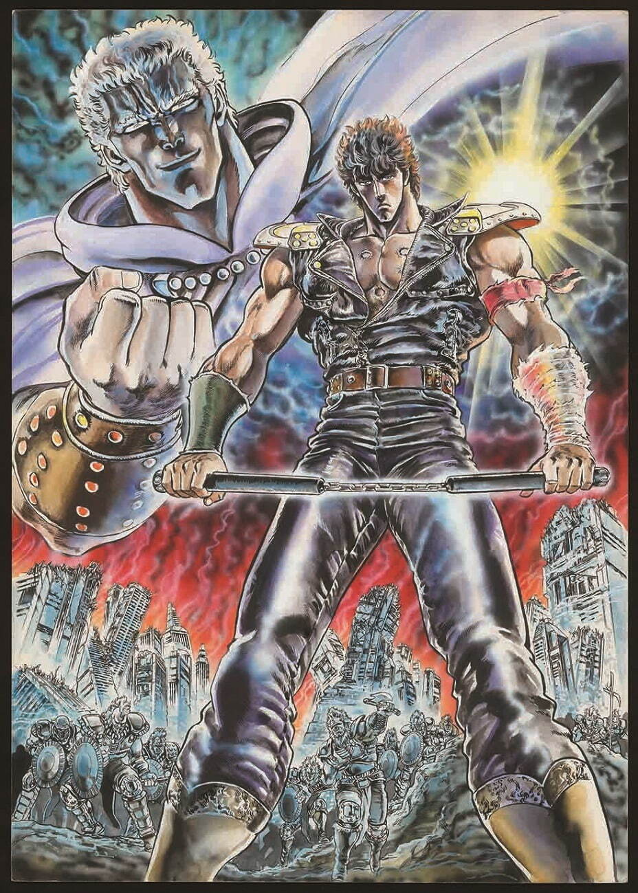 ☆超希少『北斗の拳』40周年大原画展「コミックス表紙デザイン
