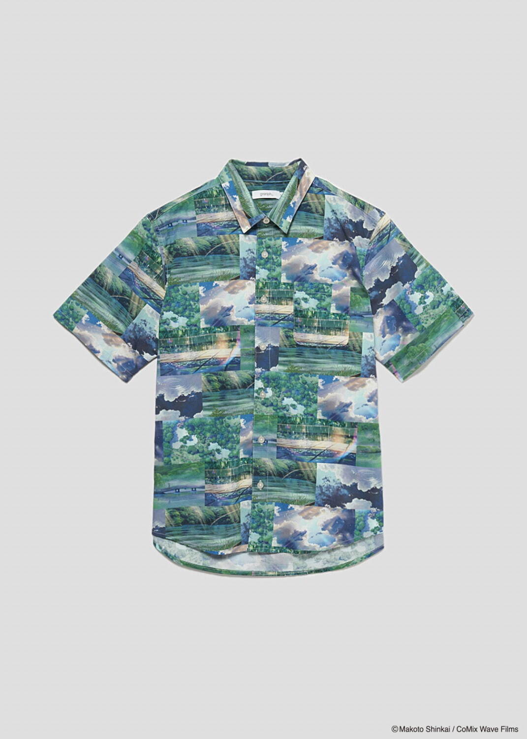 雨が降ったら(言の葉の庭)｜半袖シャツ 6,900円