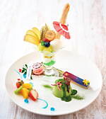 ホテルオークラ京都23年夏スイーツ「京たんごメロン」爽やかショートケーキ&“ハート型”杏仁入りゼリー｜写真2