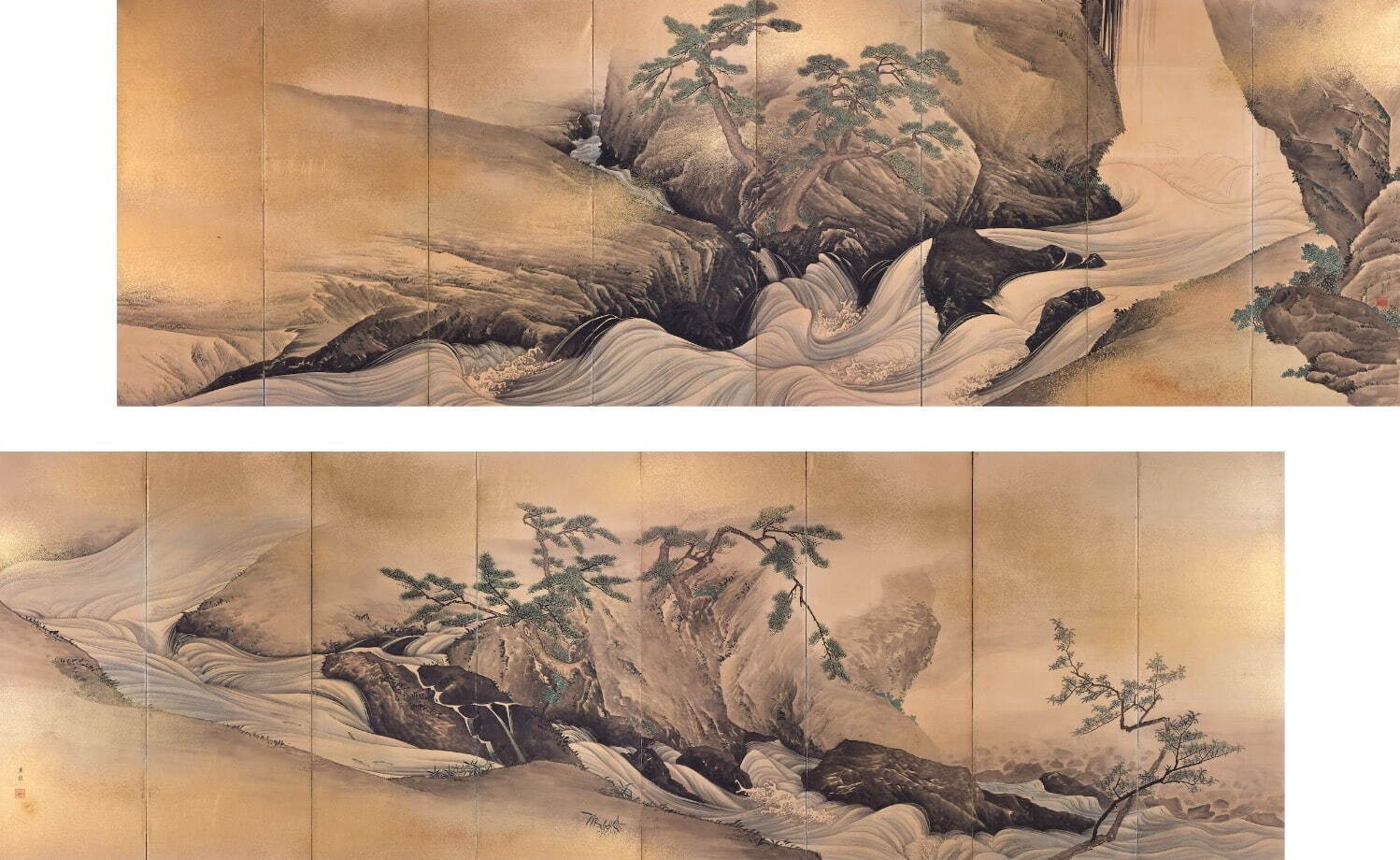 重要文化財 円山応挙 《保津川図》 1795年