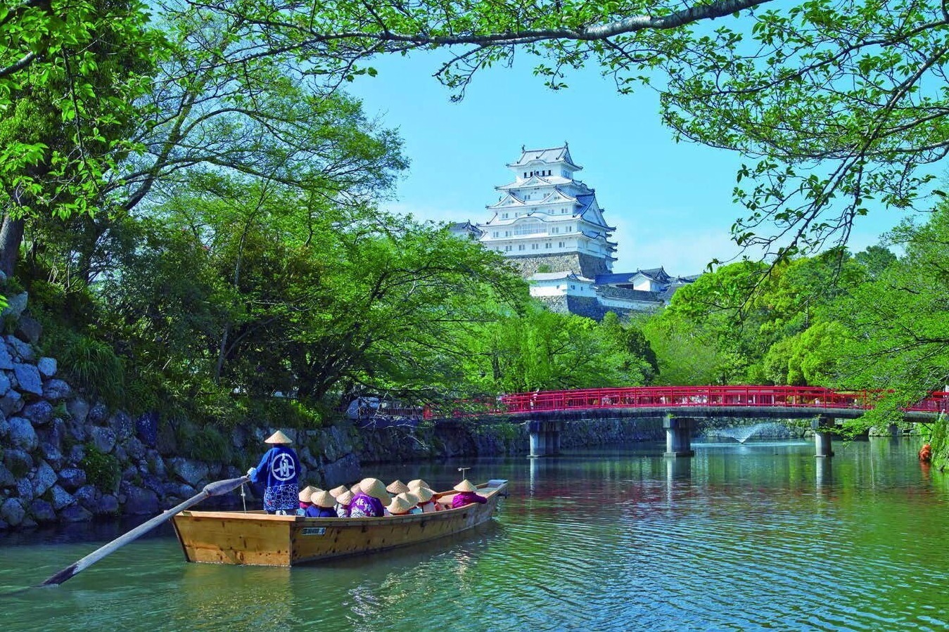 庭園｜姫路城で“和船”に乗る夏限定内堀クルーズ、「好古園」でお茶会or船漕ぎ体験プランも