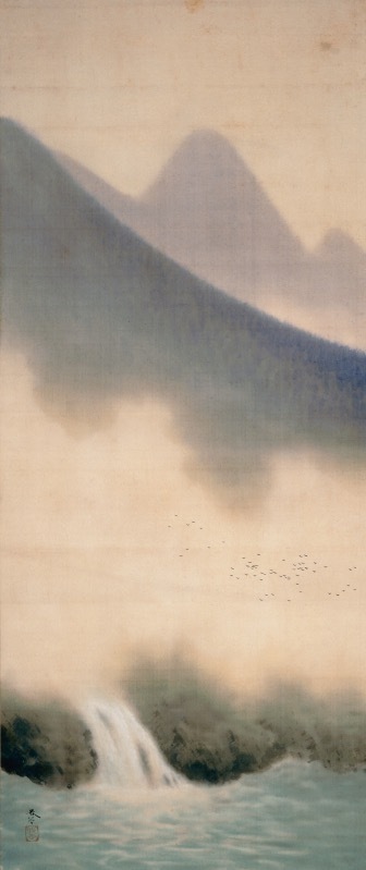 菱田春草 《雨後》 1907年(明治40年)頃 絹本・彩色 山種美術館