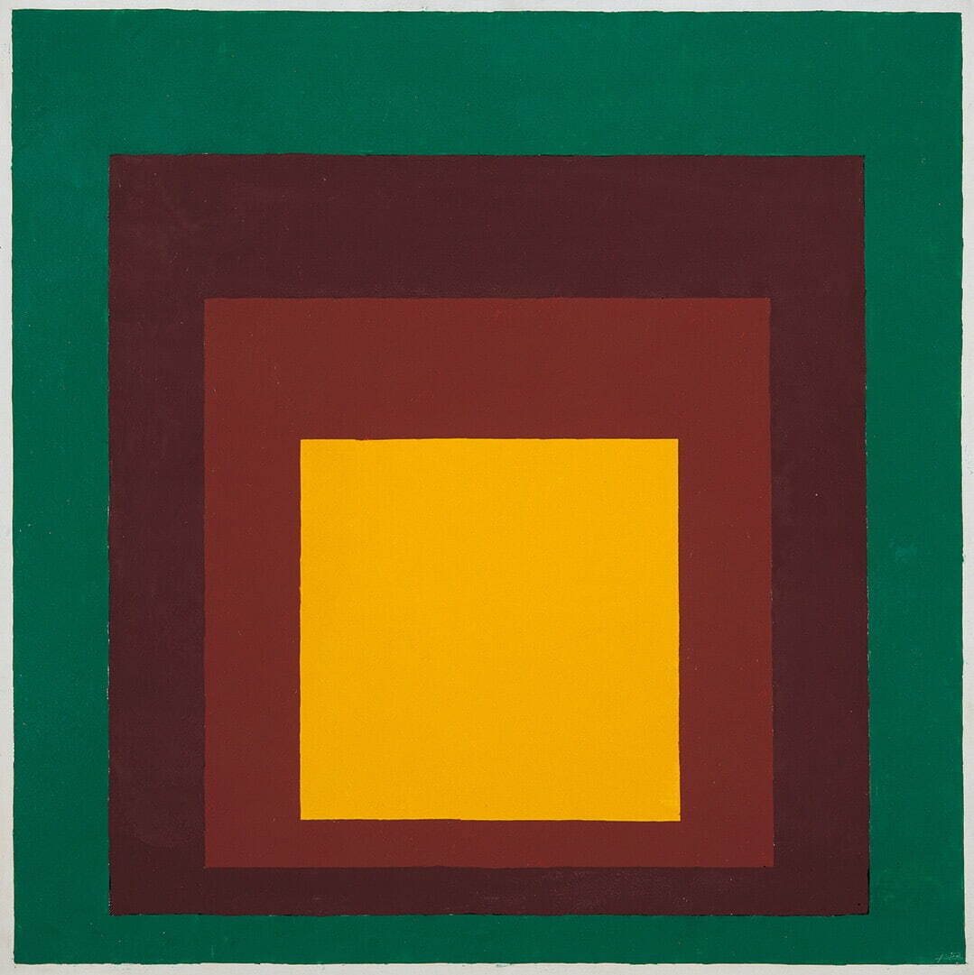 ジョセフ・アルバース 《正方形讃歌》 1952-54年 DIC川村記念美術館
© The Josef and Anni Albers Foundation / JASPAR, Tokyo, 2023 G3217