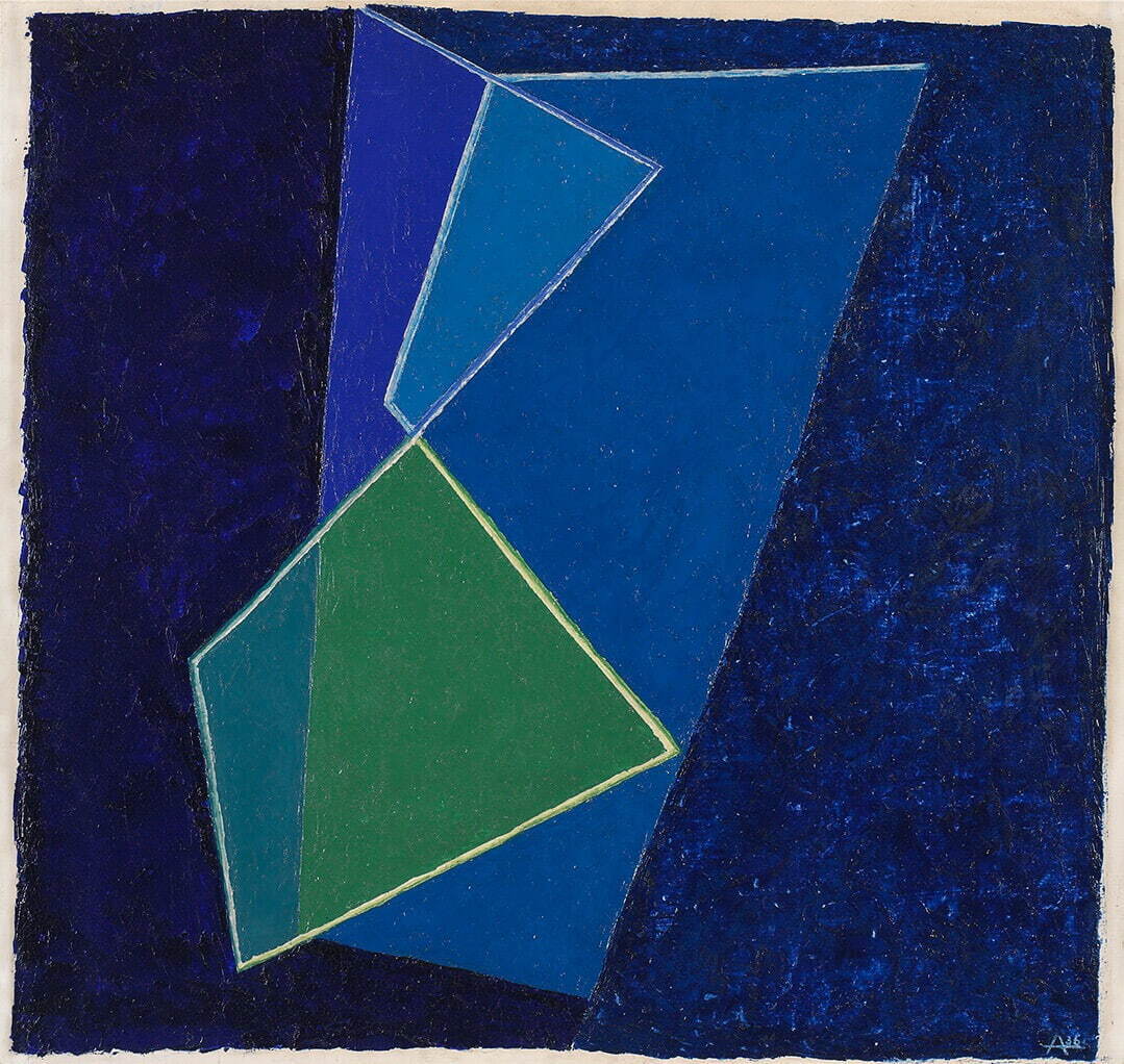 ジョセフ・アルバース 《プリズムのような II》 1936年 ジョセフ&アニ・アルバース財団
© The Josef and Anni Albers Foundation / JASPAR, Tokyo, 2023 G3217
Photo: Tim Nighswander/Imaging4Art