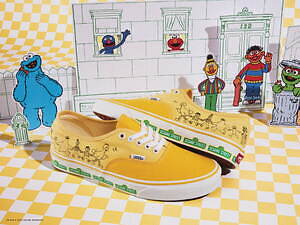 VANS「セサミストリート」コラボスニーカー、エルモやビッグバードが ...
